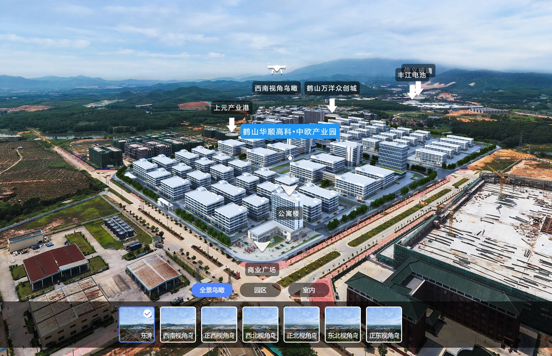 沉浸式探索 VR全景园区窗间交互体验，720度畅享3D全景魅力